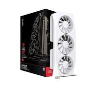 XFX Mercury AMD Radeon RX 9060XT OC Édition Gaming avec 16 Go GDDR6 HDMI 2xDP, AMD RDNA 4 RX-96TMERCW9 Blanc