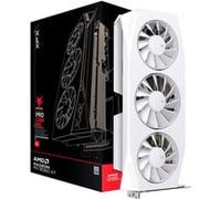 XFX Mercury AMD Radeon RX 9060XT OC Édition Gaming avec 16 Go GDDR6 HDMI 2xDP, AMD RDNA 4 RX-96TMERCW9 Blanc