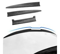 XFYBF Spoiler Voiture, Compatible avec Jaguar XE X760 340PS S 2015-2017, 3 Pièces Aileron de Coffre Arrière de Voiture Berline Aileron De Coffre, B Carbon Fiber Pattern