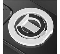 XFYESL Attache Voiture Pare-Brise Anneau de Support de téléphone magnétique Double Face, Support Pliable Portable pour téléphones Portables, Accessoires de téléphone Support Téléphone Voiture(White)