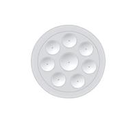 XFYESL Attache Voiture Pare-Brise Support de téléphone magnétique à Ventouse en Silicone, antidérapant, Mains Libres, Compatible avec étui de téléphone Support Téléphone Voiture(White)