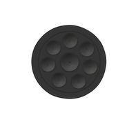 XFYESL Attache Voiture Pare-Brise Support de téléphone magnétique à Ventouse en Silicone, antidérapant, Mains Libres, Compatible avec étui de téléphone Support Téléphone Voiture(Black)