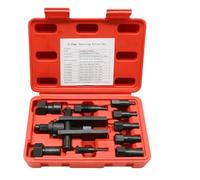 XFYESL Extracteur de roulements Pratique de Moto, Outil de Retrait de roulements avec boîte, Kits d'extraction de roulements internes de Moto 10 pièces Extracteur de Volant magnétique