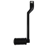 XFYESL Levier Selecteur de Vitesse Pliant Manette Levier Leviers de vitesse de moto à talon gauche pour Harley Touring Heritage Softail Road King Davidson Electra(Black Left Rear)