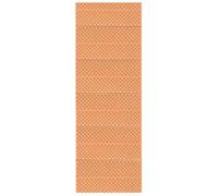 XFYESL Matelas Gonflable Matelas de Camping en Mousse léger, Coussin de Couchage Pliant, Tapis de Couchage d'extérieur, randonnée, Sac à Dos Le Camping Matelas(Orange)