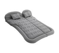 XFYESL Matelas Gonflable Matelas pneumatique floqué pour Voiture, lit de Voyage, Pliable, Gonflable, Coussin de Coffre de Camping, Coussin de véhicule, Confort de Sommeil Le Camping Matelas(Gray)