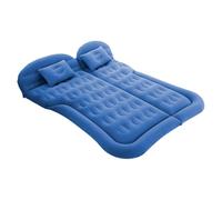 XFYESL Matelas Gonflable Matelas pneumatique floqué pour Voiture, lit de Voyage, Pliable, Gonflable, Coussin de Coffre de Camping, Coussin de véhicule, Confort de Sommeil Le Camping Matelas(Blue)