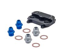 XFYESL Refroidisseur de Transmission Refroidisseur d'huil Plaque de Retrait de Refroidisseur d'huile en Aluminium pour Voiture, Compatible avec Audi, VW, Skoda, Seat 1.6TDi et 2.0TDi