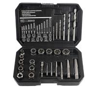 XFYESL Roulement Douilles Kit d'outils manuels pour extracteur de vis endommagées, 26 pièces, extracteur de boulons et d'écrous, Outil de réparation Automobile Outil Extracteur(C)