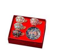 XFZJCHAP BBCBBZ Cheetah Jungle Couple Cake Coffee Cup Paire Tasse Cadeau de Mariage de création de création de création de crémail