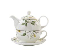 XFZJCHAP BBCBBZ European Home Bone Porcelain Teapot Coffee Cake Mother Pot Single Person Water Tasse de Fleur