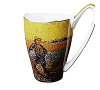 XFZJCHAP BBCBBZ VINCENT Les Tournesols Sunflowers en tasse en garderie tasse de café tasse de lait de lait en porcelaine de porcelaine tasse en céramique (Black-Soul Eater1)