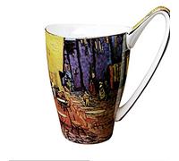 XFZJCHAP BBCBBZ VINCENT Les Tournesols Sunflowers en tasse en garderie tasse de café tasse de lait de lait en porcelaine de porcelaine tasse en céramique (Black-Soul Eater1)