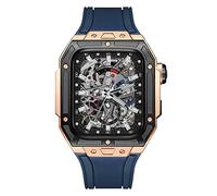 XFZJCHAP Case de montre de style dernier ， pour Band 7 8 Kit de modification de luxe Ultra 45 mm pour Iwatch 8 7 45 mm Sobile en caoutchouc fluor avec outil
