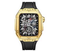 XFZJCHAP Case de montre de style dernier ， pour Band 7 8 Kit de modification de luxe Ultra 45 mm pour Iwatch 8 7 45 mm Sobile en caoutchouc fluor avec outil