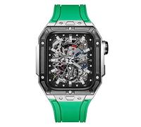 XFZJCHAP Case de montre de style dernier ， pour Band 7 8 Kit de modification de luxe Ultra 45 mm pour Iwatch 8 7 45 mm Sobile en caoutchouc fluor avec outil