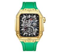 XFZJCHAP Case de montre de style dernier ， pour Band 7 8 Kit de modification de luxe Ultra 45 mm pour Iwatch 8 7 45 mm Sobile en caoutchouc fluor avec outil