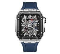 XFZJCHAP Case de montre de style dernier ， pour Band 7 8 Kit de modification de luxe Ultra 45 mm pour Iwatch 8 7 45 mm Sobile en caoutchouc fluor avec outil