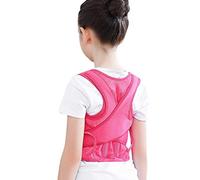 XFZJCHAP Correcteur de dos thérapie de thérapie du corset Spine Support Bandage de correction du dos lombaire pour les hommes femmes adultes enfants (Roze)
