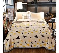 XFZJCHAP Couverture aux Poids Lourds Confortable et en Peluche pour Le Confort Ultime, idéal pour Les Lits et Les canapés, Une Taille Extra Grande, l'option A, 200 x 230 cm, pèse 4 kg