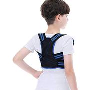 XFZJCHAP Enfants réglables Correcteur de dossier de soutien à la ceinture Kid Boy Girl orthopédique corset Spine Back Lombar Braces (style blanc, petits-S)