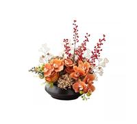 XFZJCHAP Fales de Fausses extérieures Phalaenopsis Décoration de Fleurs artificielles Fleurs artificielles Plantes artificielles et Fleurs Décoration de Bureau Fleurs artificielles extérieures