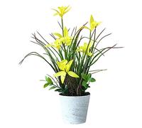 XFZJCHAP Fales de Fausses Fleurs en Plein air Fautes Plantes artificielles Plantes Vertes Salon en Pot.
