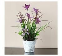 XFZJCHAP Fales de Fausses Fleurs en Plein air Fautes Plantes artificielles Plantes Vertes Salon en Pot.