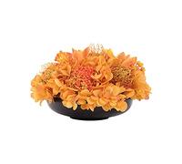 XFZJCHAP Fleurs artificielles Fausse Fleur bonsaï Florale Fausse Hydrangea Table Basse tablematation Arrangement de Fleurs Salon Salon hôtel Salle de Bain Fausse Fleur/décoration