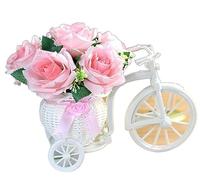 XFZJCHAP Fleurs artificielles Fautes Fleurs Fleurs artificielles, Fausses Fleurs avec Voiture de Fleur pour Bouquets de Bricolage Arrangements de Table de fête décorations de Tables de fête