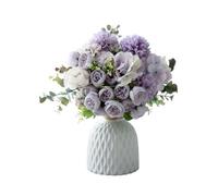 XFZJCHAP Flombes Fausses extérieures élégantes Fleurs artificielles du Design créatif des Plantes artificielles intérieures Florales Décoration des Fleurs artificielles extérieures