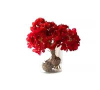 XFZJCHAP Flombes Fausses extérieures Fleurs artificielles Rouges Fleurs artificielles Plantes artificielles intérieures Salon Table de Salle à Manger entrée Table Basse décoration Ornements