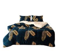 XFZJCHAP Jetez la Couverture épaississante Hiver Chaude matelassé Matelasse de Couette Lamb Lamb Coubitre Countret sur la literie à la Maison Double Couverture Simple