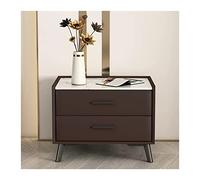 XFZJCHAP Lit Table d'appuites Coffee Petite Table de Nuit Moderne Lacque à Liquette à Armoire à Armoire à Chambre à Coucher de Chambre à Coucher de Chambre à Coucher 2 tiroirs (L40XD40XH45CM)