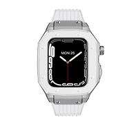 XFZJCHAP Pour Band Series 5 42 mm Case de montre en alliage 45 mm 44 mm de modification de trame en métal accessoires pour Iwatch Series 8 7 6 5 4 4 SE (couleur: fermoir de 10 mm, taille: 42 mm)