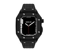 XFZJCHAP Sangle de boîtier de montre en alliage pour Series 8 7 6 5 4 SE 45mm 42 mm 44 mm Modification de trame en métal Business STRAP STRAPE DE MONTRATION DE STYLE CASS
