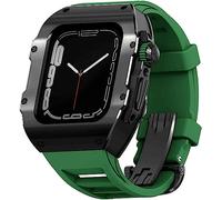 XFZJCHAP STRAPE DE CASSION DE CASSION FLUORINE RM VOIR RM en acier inoxydable ， pour une bande d'exercice de choc en titane 49 mm pour les femmes et les hommes ， pour Iwatch 8 49 mm