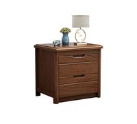 XFZJCHAP Table d'appoint de lit de Style Chinois en Bois Armoire de ranget de Rangement Salon étagère de lit de Chambre à Coucher Petite Armoire 2 tiroirs Stand (S17.71n)
