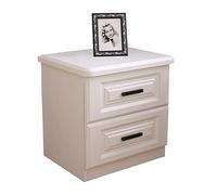 XFZJCHAP Table d'appoint de lit Moderne Chambre à Coucher Blanc Rangement de ranget de Rangement Petit Support de Nuit d'armoire (Un 40 * 40 * 49cm)