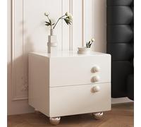 XFZJCHAP Tablette de Chevet avec tiroirs Table de Nuit de Rangement de Chambre à Coucher, Table de Chevet en Fausse en Bois, Chambre à Coucher/Salon/cadré de canapé de l'allée Petite Armoire de