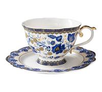 XFZJCHAP Tasses en céramique BBCBBZ et soucoupes Coffee Set Milk Jug Sugar Jar tas de thé Vendu séparément Les Cadeaux de Mariage