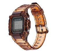 XFZJCHAP TPU Resin Case Watch Sangle pour G-Shock DW-5600 GW-M5610 M5600 GLX-5600 Refit Remplacement Band Accessoires (Couleur: CAF ', Taille: 5600)