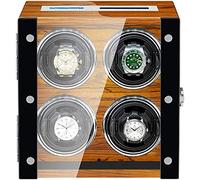 XFZJCHAP Watch Winder 4 Automatic Watch Box Box rétractable Watch Watch Oreiller Remote Control LCD Totch Screen LED Accessoires de rétroéclairage,