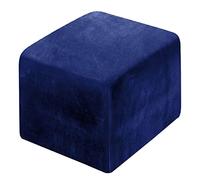 XGANGM Extensible Housse de Pouf Carré Velours Housse de Protection pour Repose-Pieds Housse Ottomane Cover Couverture de Tabouret 45x45/50x50cm pour Salon Chambre,F,45x45cm