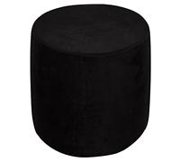 XGANGM Extensible Housse de Pouf Ottomane Velours Rond 25-32x28-32cm Housses de Repose-Pieds Rond Housse Ottoman Housse de Protection pour Repose Pieds pour Salon,Noir