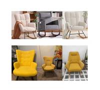 XGANGM Housses de Fauteuil à Bascule Extensibles Rocking Chair Slipcovers Housses Fauteuil Allaitement HoussesChaise à Bascule Scandinave Housses Chaise Longue,Customrockingchaircover,1PC