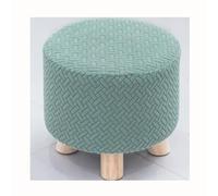 XGANGM Petit Housse de Tabouret Rond Diamètre28×Haut17CM Housse de Pouf Housse Extensible Rond Repose Pied Doux Jacquard Housse Ottomane Rond Housse de Protection Tabouret,D1pcs,28×17CM