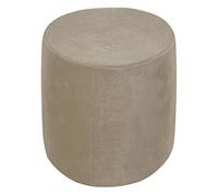 XGANGM Rond Housse de Pouf Extensible Rond 31x38/36x44cm Velours Housse Ottoman Cover Petit Housse Tabouret de Rangement Housse de Protection pour Repose Pieds pour Salon,Taupe,31x38cm