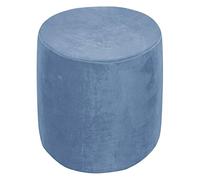 XGANGM Rond Housse de Pouf Extensible Rond 31x38/36x44cm Velours Housse Ottoman Cover Petit Housse Tabouret de Rangement Housse de Protection pour Repose Pieds pour Salon,Sky Blue,37x42cm
