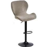XGANGM Velours Housses de Tabourets Pivotants de Bar/Cuisine Incurvés Extensible Housses de Chaise Bar de Salle à Manger avec Dossier Scandinave Couverture Chaise Restaurant,L,2PCS